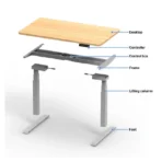 NordicArc Stige High Adjustable Desk - Image 3